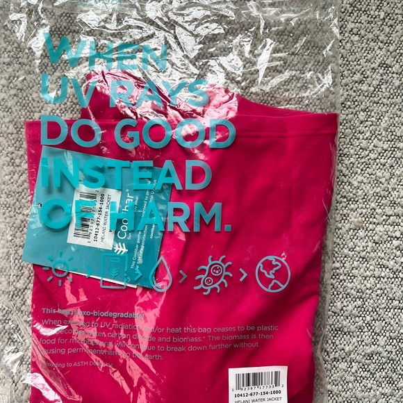 Coolibar Vibrant Hot Pink Fuschia Sun Protection Jacket SPF 50+ - Picture 5 of 9